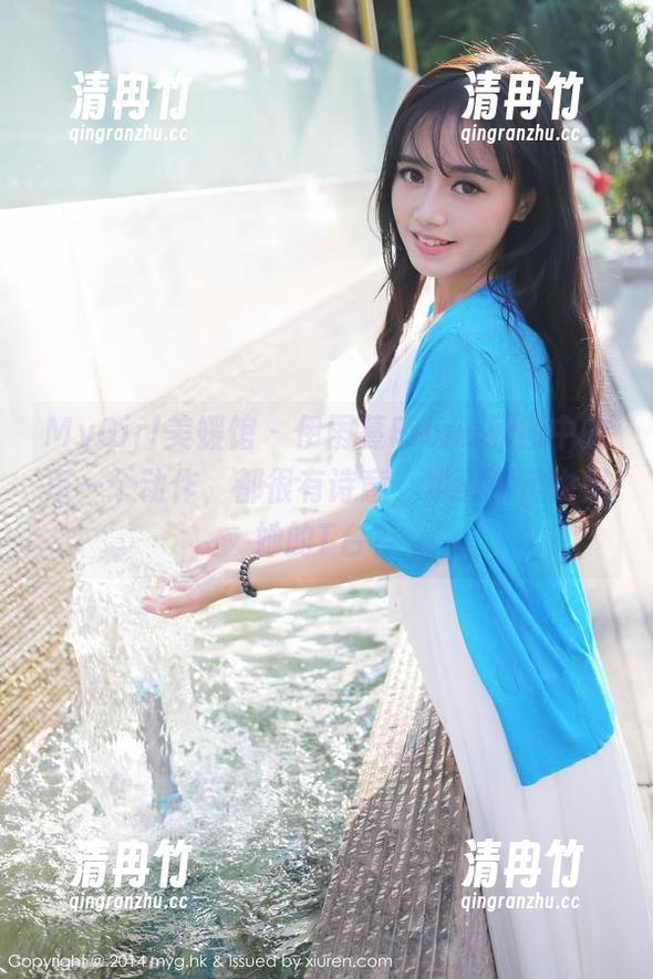 MyGirl美媛馆 - 伊雨蔓Fiona原图中的每一个动作，都很有诗意，难道厨房也是她的T台？