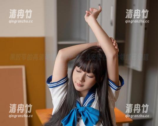 黑胶带的高清美图欣赏中——浅安安在这个领域已经超乎我的想象了！